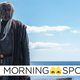 Steve Toussaint as Lord Corlys Velaryon, also known as the Sea Snake, standing in front of the ocean in House of the Dragon.